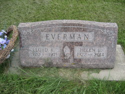 Helen Esther <I>Becker</I> Everman 