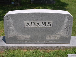 Mary B. “B B” <I>Miller</I> Adams 