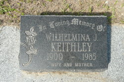 Wilhelmina Johanna <I>Sauer</I> Keithley 