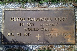 Sgt Clyde Caldwell Bost 
