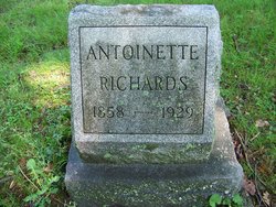 Antoinette “Nettie” <I>Hicks</I> Richards 