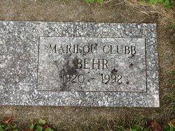 Marilou <I>Clubb</I> Behr 