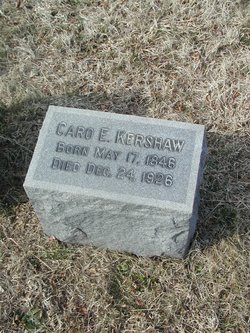 Caroline E “Carrie” Kershaw 