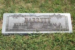 Myrtle Parries <I>Derrick</I> Barrett 