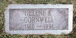 Helene K <I>Niziolek</I> Cornwell 