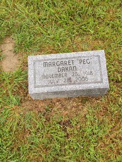 Margaret Nell “Peg” <I>Kelly</I> Dakan 