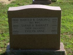 Sarah Helen <I>Barratt</I> Darling 