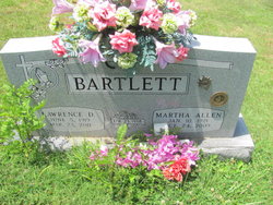 Martha <I>Allen</I> Bartlett 