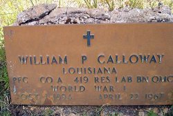 PFC William P Calloway 