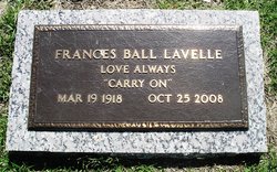 Frances <I>Ball</I> Lavelle 