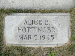 Alice May <I>Bradley</I> Hottinger 