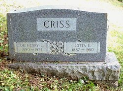 Dr Henry L. Criss 