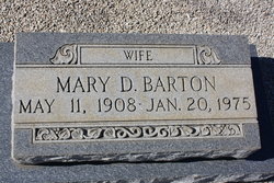 Mary Lee <I>Duffie</I> Barton 