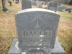 Myrtle B <I>Boyd</I> Bacon 