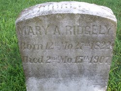 Mary Ann <I>Mifflin</I> Ridgely 