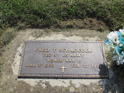 Fred T Schroeder 