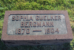 Sophia <I>Guelker</I> Bergmann 