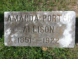 Amanda “Mannie” <I>Porter</I> Allison 