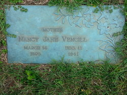 Nancy Jane <I>Conley</I> Vencill 
