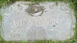 Evelyn Erna <I>Dutcher</I> Rice 