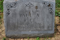 Paul Arthur Rice 