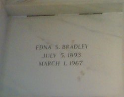 Edna <I>Sims</I> Bradley 