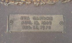 Eva Carrie <I>Cannon</I> Bigham 