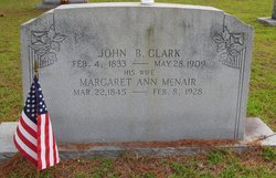 Margaret Ann <I>McNair</I> Clark 