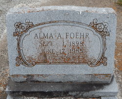 Alma Annie Foehr 