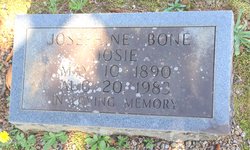 Josephine “Josie” <I>McElroy</I> Bone 