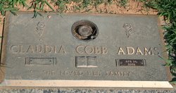 Claudia <I>Cobb</I> Adams 