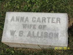 Anna <I>Carter</I> Allison 