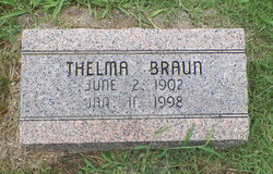 Thelma <I>Brockett</I> Braun 
