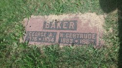 Nina Gertrude “Gertie” <I>Houston</I> Baker 