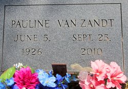 Pauline <I>King</I> Van Zandt 