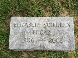 Elizabeth Lyon <I>Voorhees</I> Edgar 