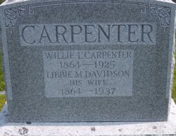 Libbie M <I>Davidson</I> Carpenter 