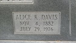 Alice <I>Davis</I> Bowman 