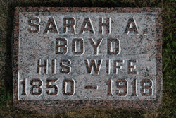 Sarah Ann <I>Matheson</I> Boyd 