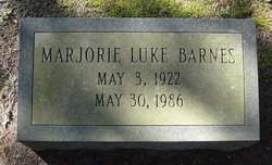 Marjorie <I>Luke</I> Barnes 