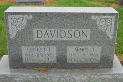 Mary J. <I>Hutchens</I> Davidson 