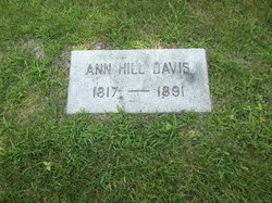 Ann <I>Hill</I> Davis 