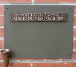Annette K Frank 