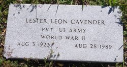 Lester Leon Cavender 