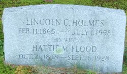 Hattie M <I>Flood</I> Holmes 