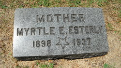 Myrtle Ethel <I>Bergstedt</I> Esterly 