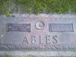 Marie <I>Anderson</I> Ables 