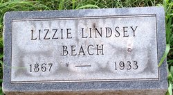 Lizzie Phebe <I>Lindsey</I> Beach 