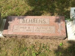 Esther B. <I>Schneider</I> Behrens 
