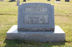 Martha Amanda <I>Delozier</I> Adams 